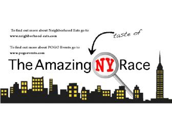 4 Tickets to the Amazing NY Race, including 'Taste of NY,' and Neighborhod Eats books!