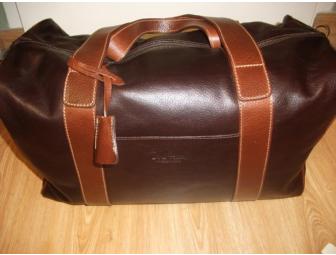 Cole Haan Luxe Italy Vachetta Leather  Square Duffel $698
