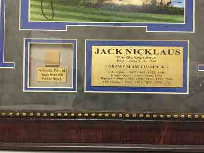 Jack Nicklaus, Pebble Beach Hole #18; Authentic Piece of Fence