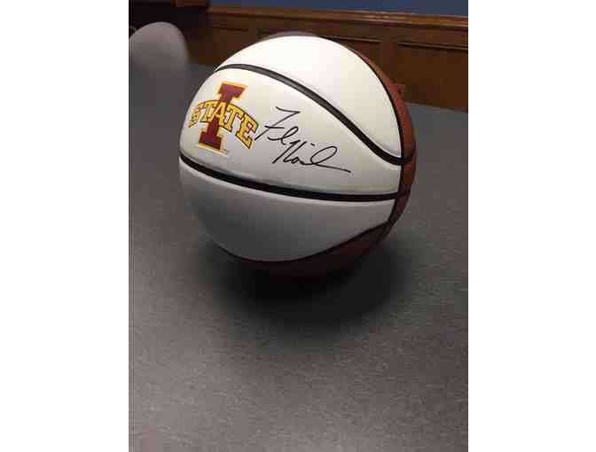 Fred Hoiberg signed basketball and autographed team poster