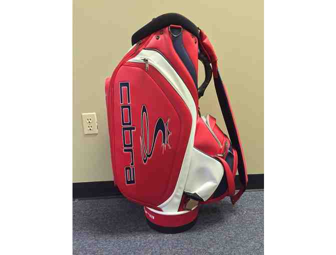 Limited Edition Rickie Fowler USA Autographed Tour Bag