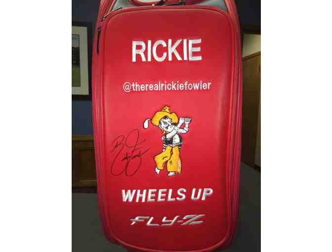 Rickie Fowler Autographed Tour Bag