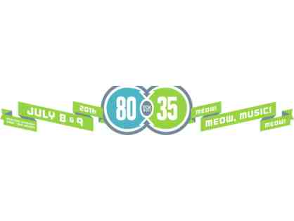 80/35 Music Festival, Two VIP two-day tickets