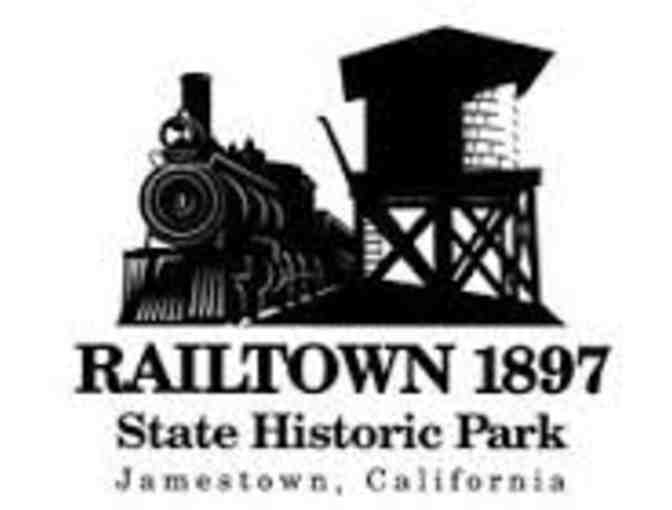 4 Train Passes for the Historic Railtown 1897 Locomotive Excursion - Photo 1
