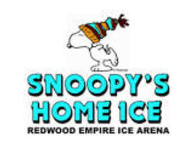 4 Skating Passes and Skate Rentals at Snoopy's Home Ice in Santa Rosa - Photo 1