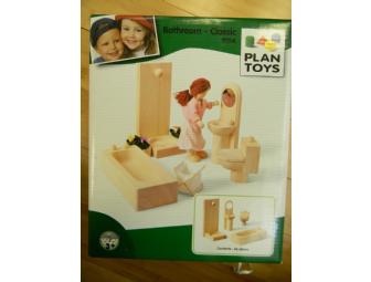 Plan Toys Dollhouse Furniture and People from Geppetto's Toy Box