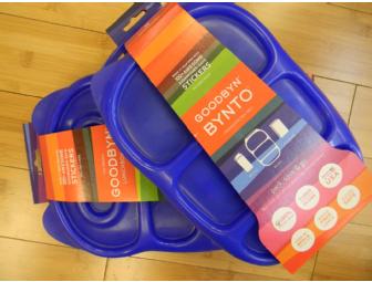 Set of 2 Blue Goodbyn Trash-Free Containers