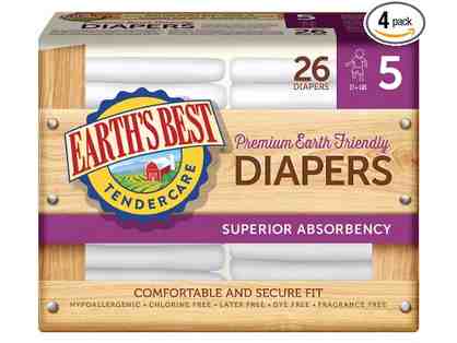 Earth's Best Diapers 26-Count (Size 5)