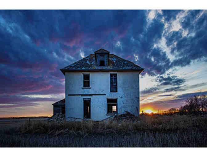 20x16 Photo Print: "Manitoba Memories" - White House and Sunset - Photo 1