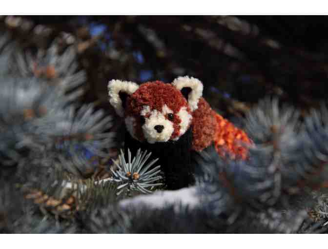 Hand Knit Red Panda