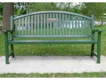 Personalized Park Bench