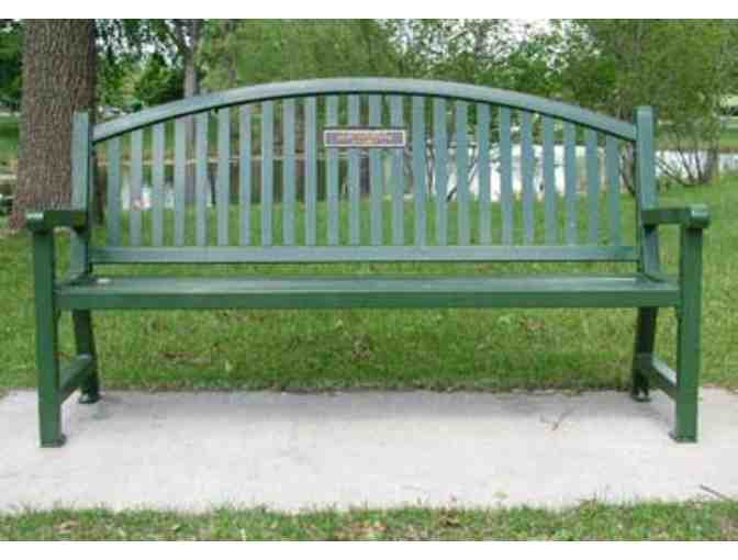 Personalized Park Bench - Photo 1