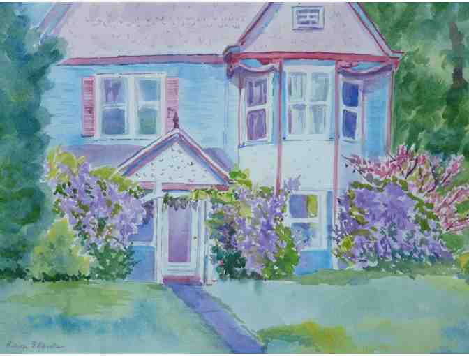 House or Landscape Portrait in Watercolor