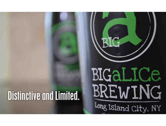 Two wine-sized bottles of beer from exciting new nano-brewery, Big Alice Brewing