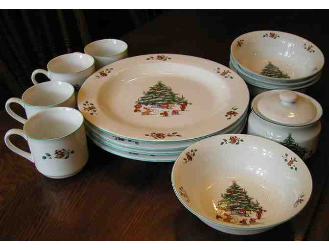 Whimsical Christmas dishes from Salem China Company