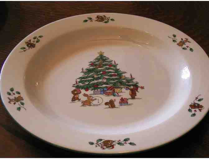 Whimsical Christmas dishes from Salem China Company