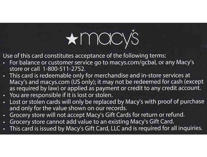 Macy's Gift Card - $50