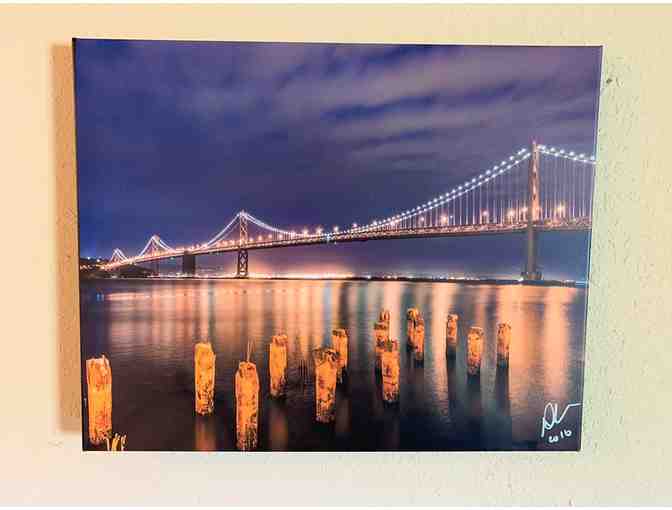 Bay Bridge on the Embarcadero  16x20 Signed Canvas Print by Dan Kabanuck
