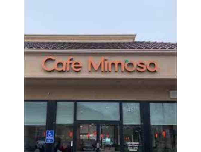 Cafe Mimosa ~ (6) Six Complementary Meal and Non-Alcoholic Beverage Gift Cards - Photo 1