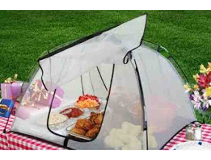 Camping Gift Set ~ Weber Go Anywhere Gas Grill, Tools, Set of 2 Backpack Chairs, Food Tent