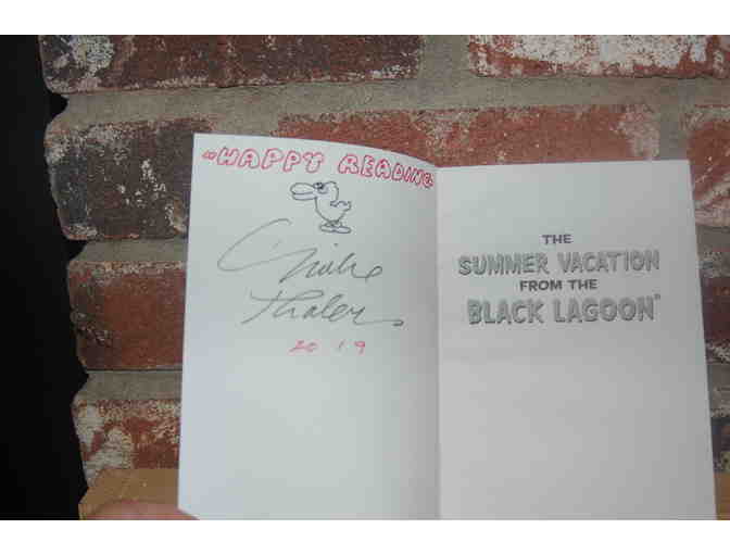 The Summer Vacation from the Black Lagoon Paperback Book Signed by Author Mike Thaler