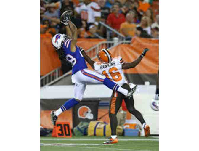 Buffalo Bills Fan Memorabilia Package includes a Autographed #28 Darby Cleat