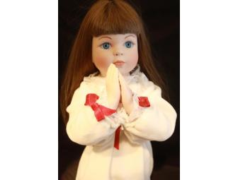 'A Christmas Prayer' Porcelain Doll by Zolan