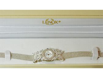 Ladies Crystal Butterfly Watch by Lenox
