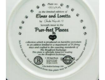Bradford Exchange 'Elmer and Loretta' Collector Plate