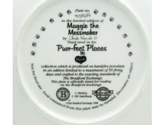 Bradford Exchange 'Maggie the Messmaker' Collector Plate