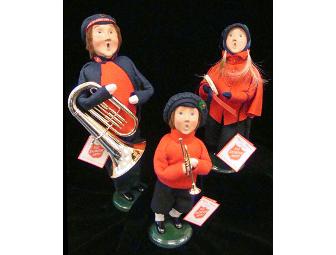 Set of Three Byer's Choice Ltd. Salvation Army Carolers 2001 Collection