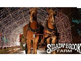 2 Passes to the Shady Brook Farm Annual Holiday Light Show