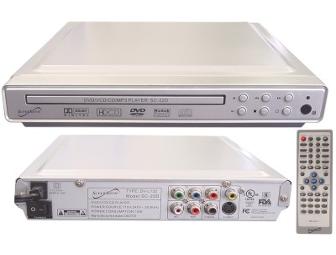 Supersonic 2.0 Channel DVD Player