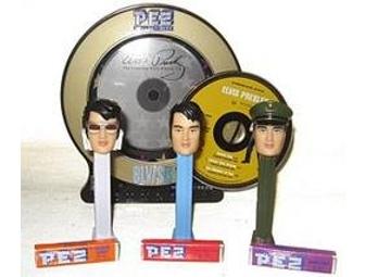 Limited Edition Elvis Presley PEZ Collectible Set With Sampler CD