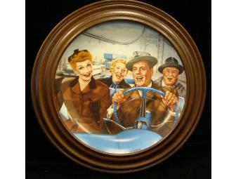 1989 'California Here We Come' I Love Lucy Collector Plate