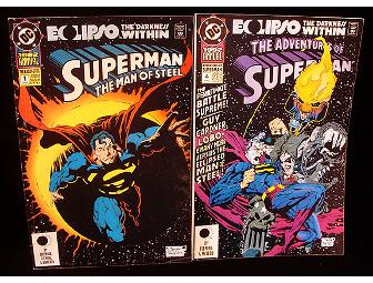 'Superman' DC Comic Books (10 selections from 1991-1995)