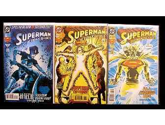 'Superman' DC Comic Books (11 selections from 1993-1995)