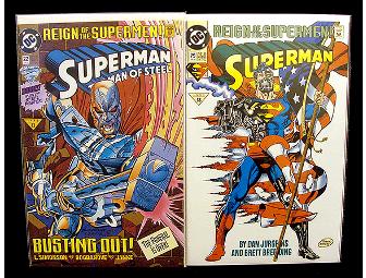 'Superman' DC Comic Books (11 selections from 1993-1994)