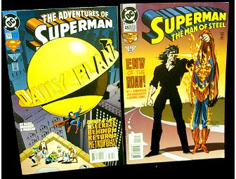 'Superman' DC Comic Books (10 selections from 1989 & 1995)