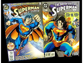 'Superman' DC Comic Books (10 selections from 1989 & 1995)