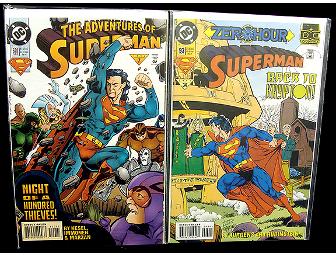 'Superman' DC Comic Books (10 selections from 1994-1995)