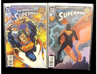 'Superman' DC Comic Books (10 selections from 1993-1994)