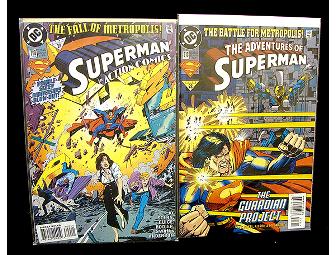 'Superman' DC Comic Books (11 selections from 1994)