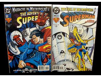 'Superman' DC Comic Books (11 selections from 1994)