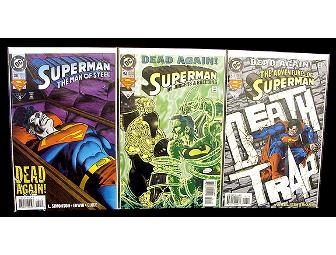 'Superman' DC Comic Books (11 selections from 1994-1995)