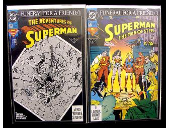'Superman' DC Comic Books (10 selections from 1993-1995)