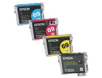 Combo 5 Pack Ink Cartridges for Epson 69 Series