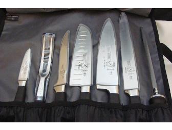 Professional 7 Piece Cutlery Knife Roll Set by Mercer