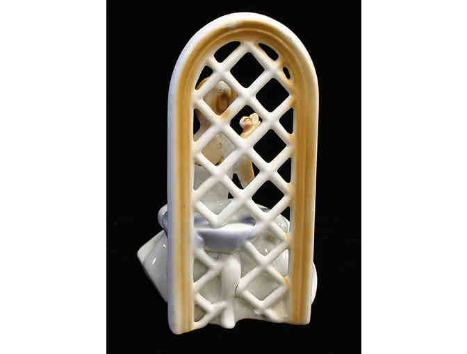 Regent Romanian Handpainted Porcelain 'Girl In the Garden' Figurine