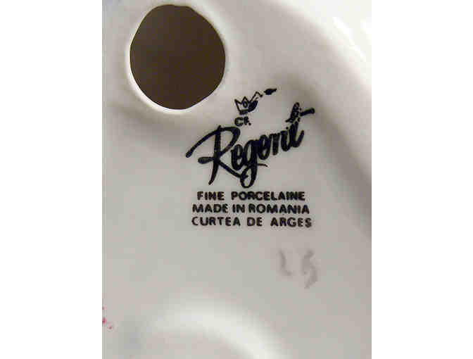 Regent Romanian Handpainted Porcelain 'Girl In the Garden' Figurine